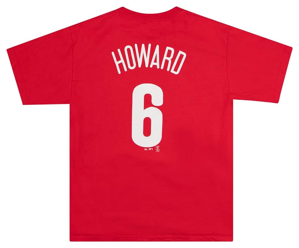 2011 Philadelphia Phillies Howard #6 Majestic Tee Y