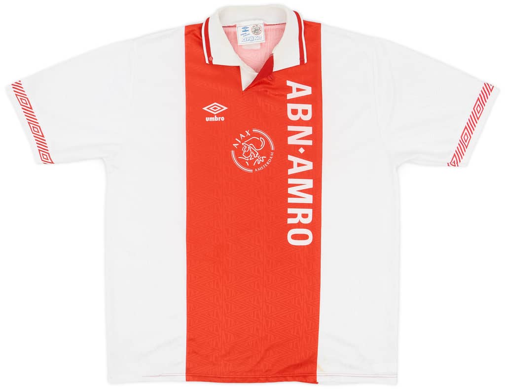 1991-93 Ajax Home Shirt - 8/10 - (XL)