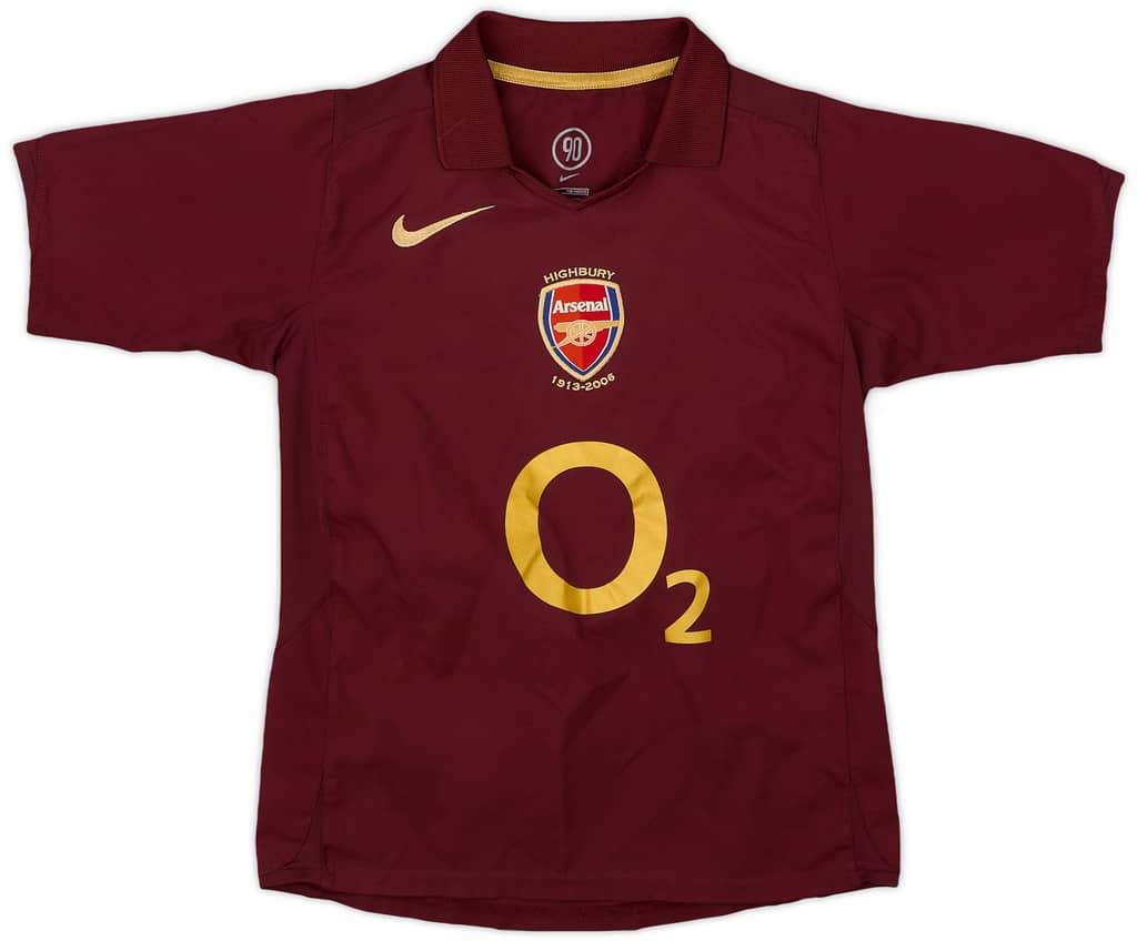 2005-06 Arsenal Home Shirt - 6/10 - (S.Boys)