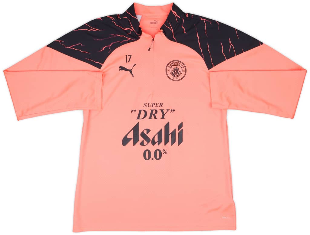 2023-24 Manchester City Player Issue 1/4 Zip Training Top #17 (De Bruyne)