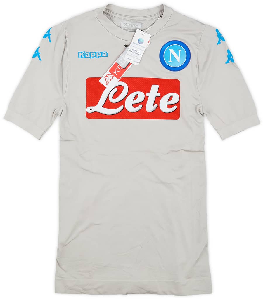 2016-17 Napoli European Fourth Authentic Kombat Fit Shirt (M/L)