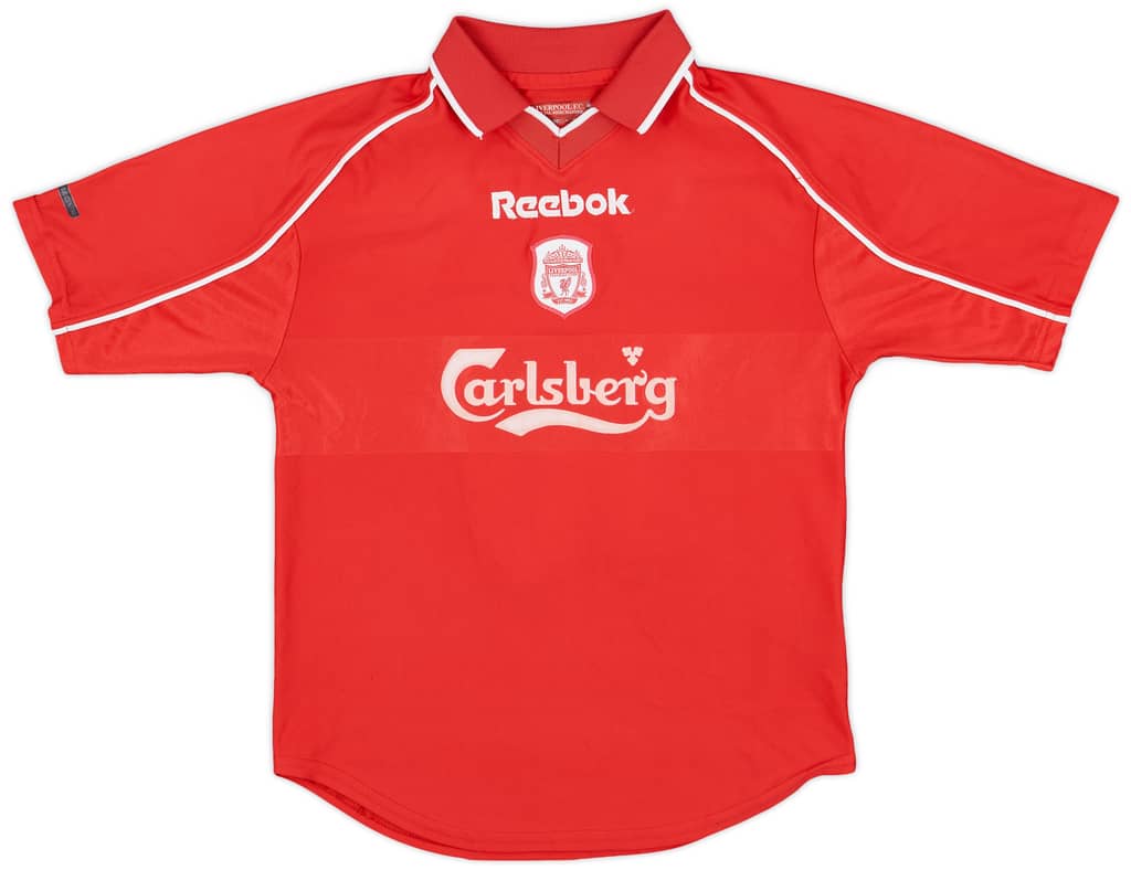 2000-02 Liverpool Home Shirt - 7/10 - (XS.Boys)