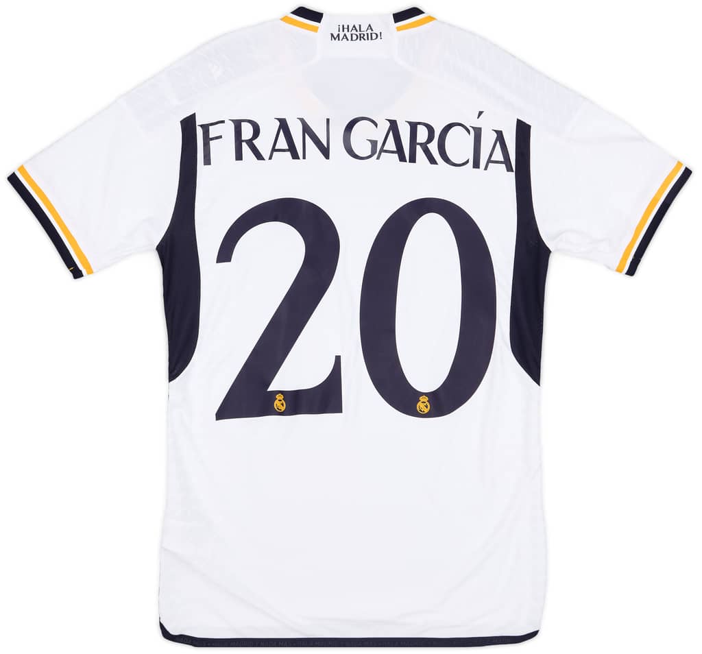 2023-24 Real Madrid Authentic Home CL Shirt Fran Garcia #20 (S)