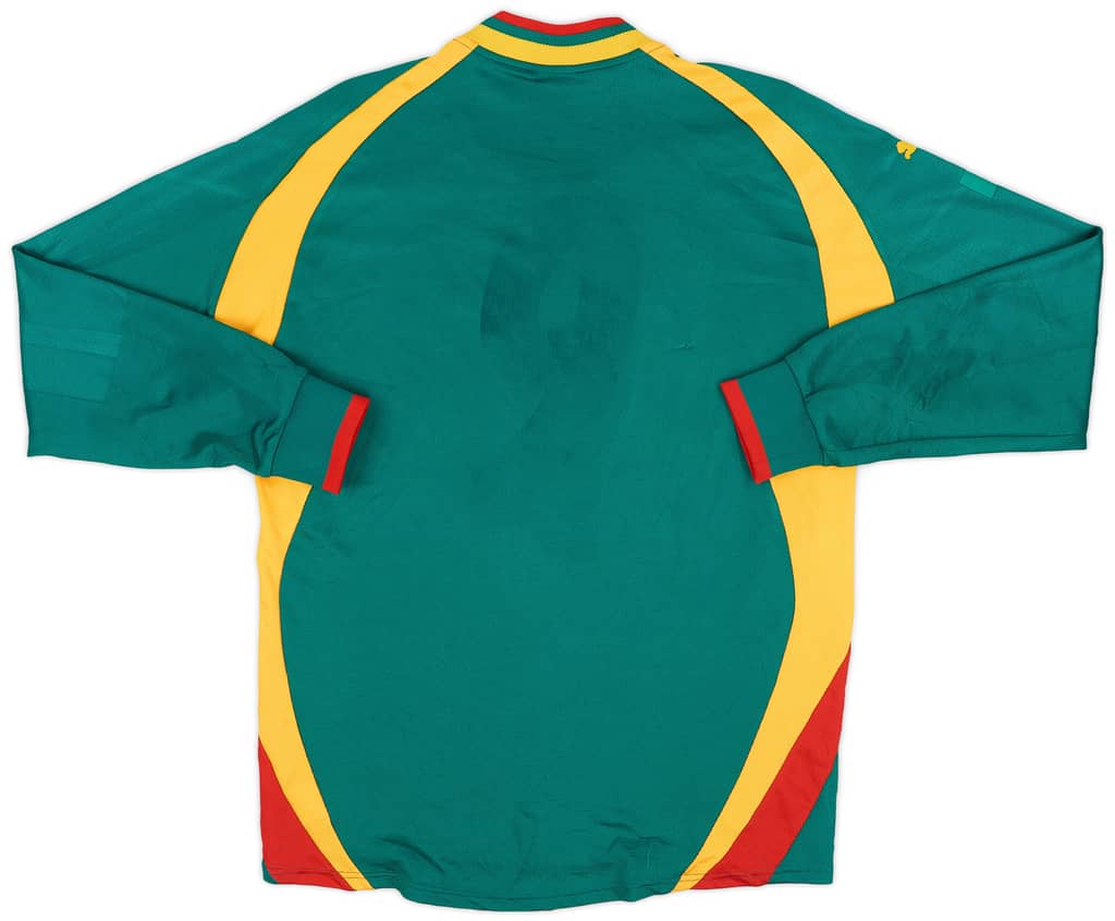 2000-02 Cameroon Home L/S Shirt - 4/10 - (S)