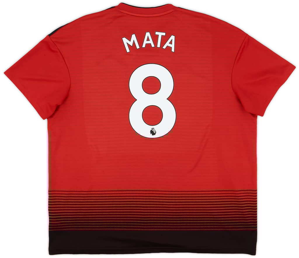 2018-19 Manchester United Home Shirt Mata #8 - 6/10 - (XXL)