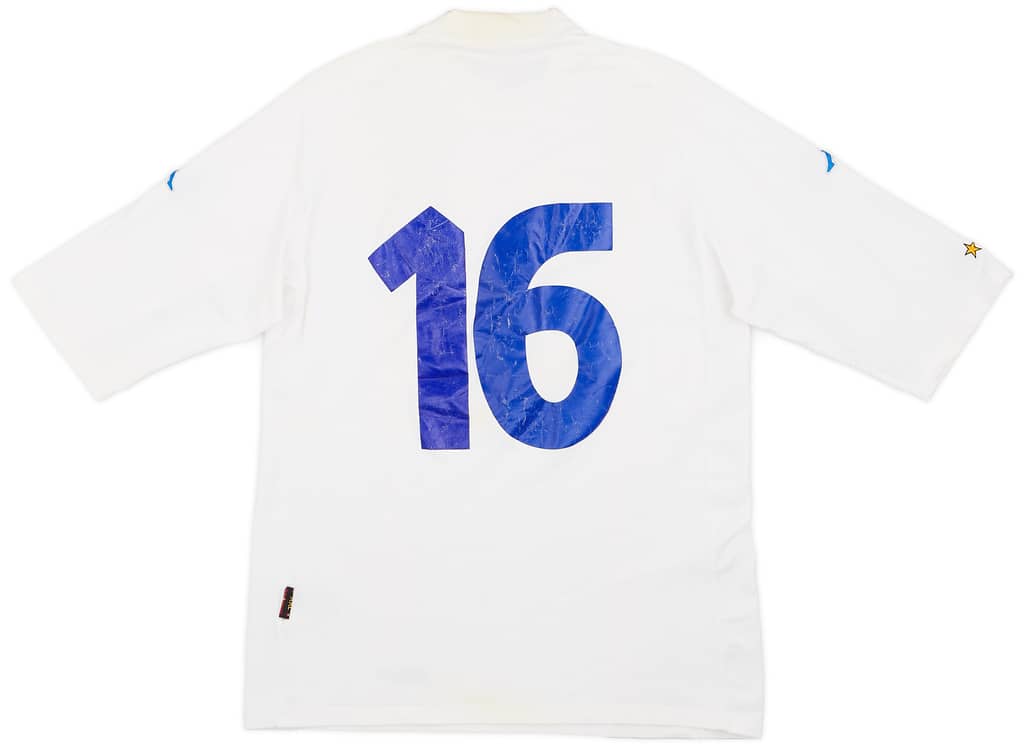 2002 Italy Away Shirt #16 - 5/10 - (XXL)