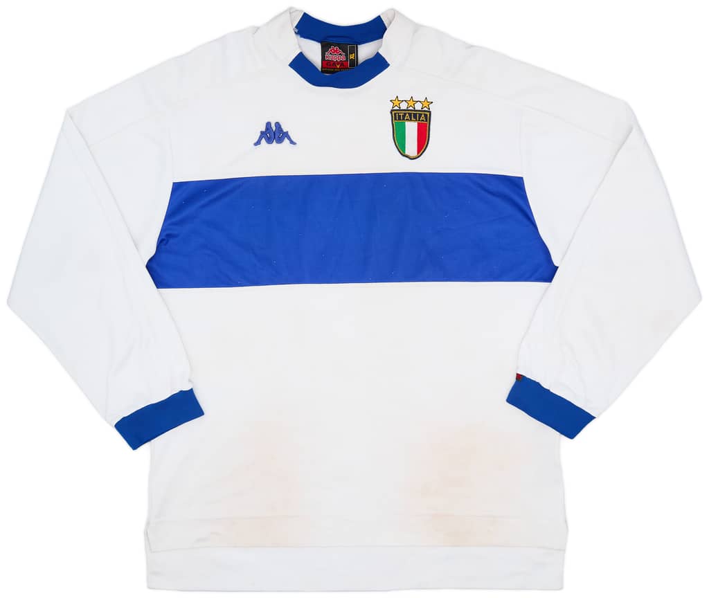 1998-00 Italy Away L/S Shirt - 8/10 - (XL)