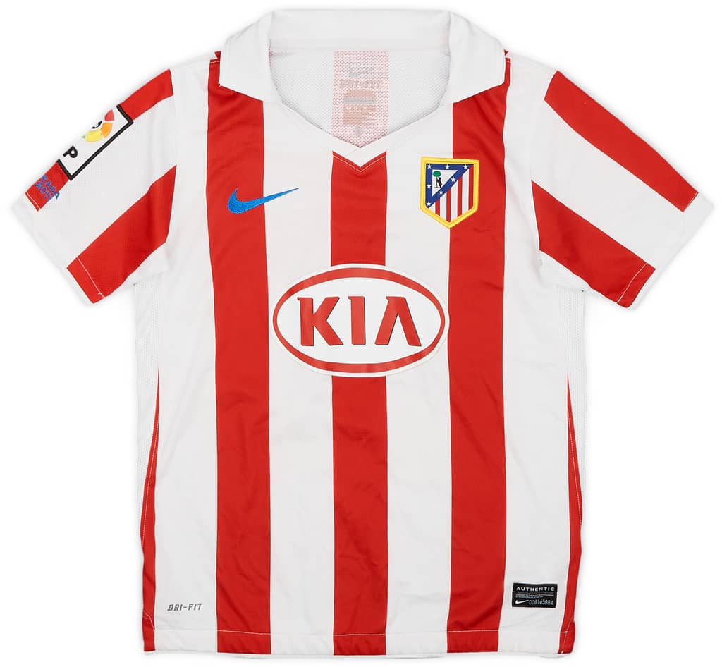 2010-11 Atletico Madrid Home Shirt - 8/10 - (S.Boys)