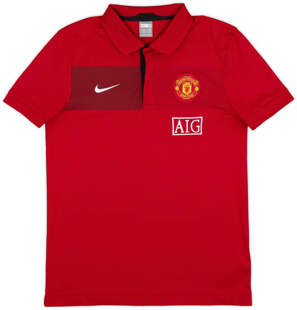 2009-10 Manchester United Nike Polo Shirt - 9/10 - (M)