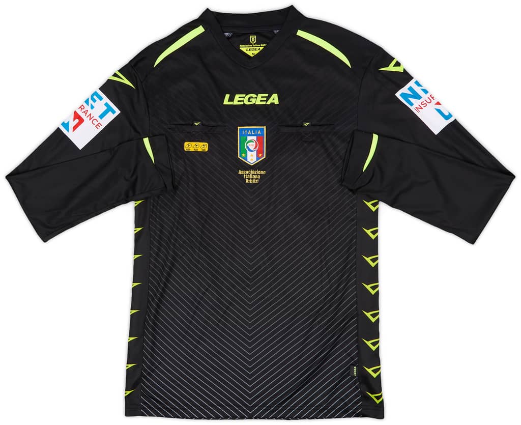 2014-15 Italy FIGC Legea Referee L/S Shirt - 10/10 - (M)