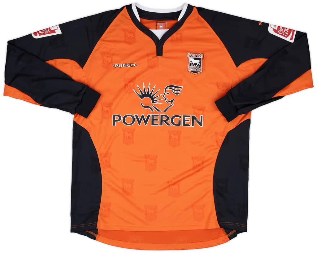 2004-06 Ipswich Town Match Issue Away L/S Shirt Mitchell #21