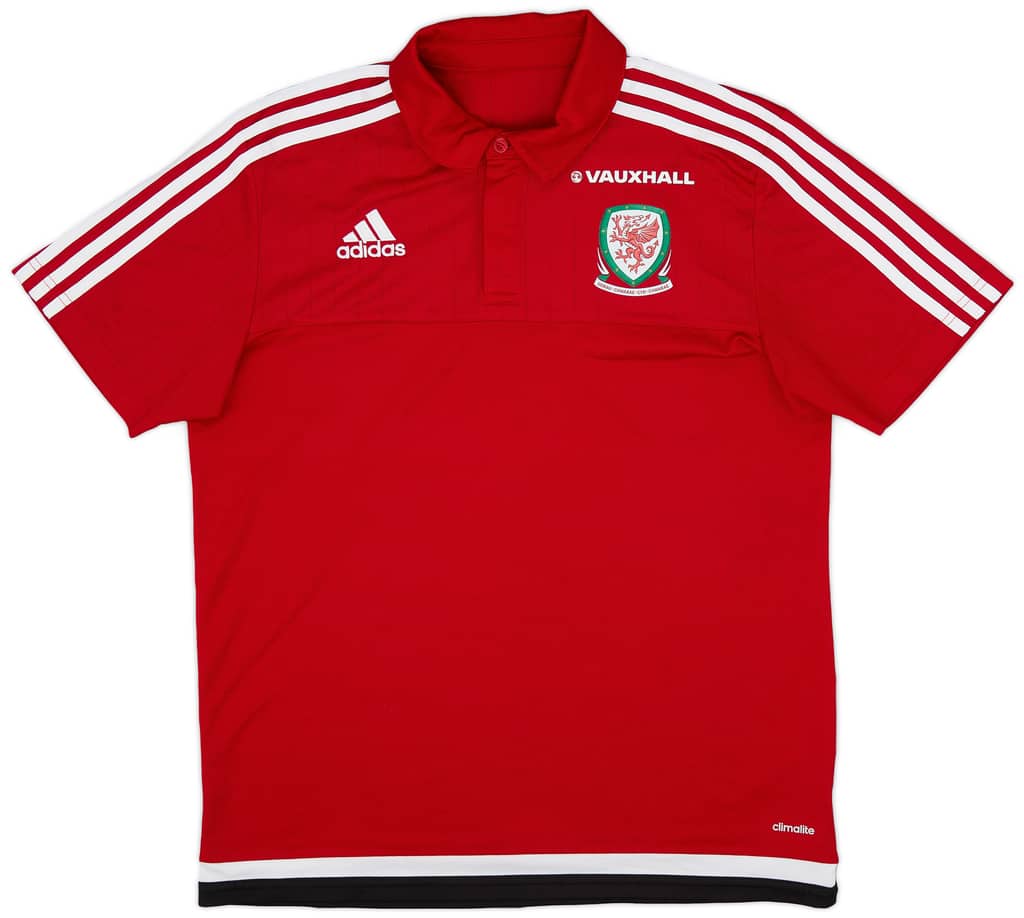 2016-17 Wales adidas Polo Shirt - 9/10 - (M)