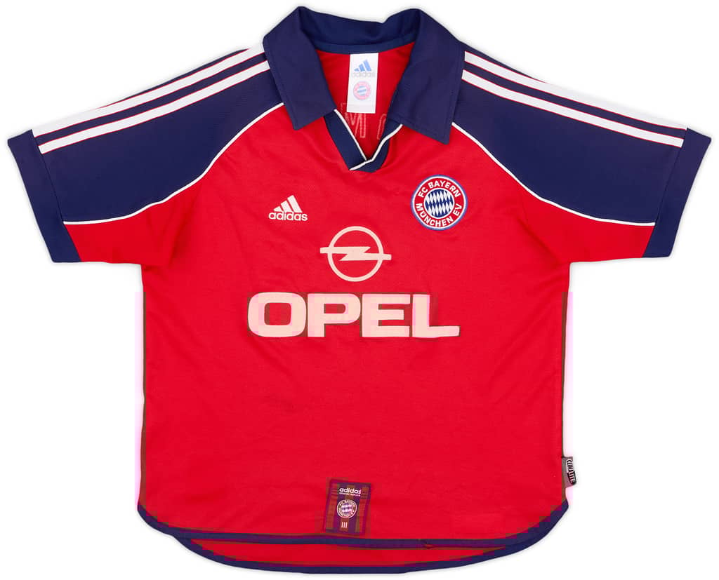 1999-01 Bayern Munich Home Shirt - 4/10 - (L.Boys)
