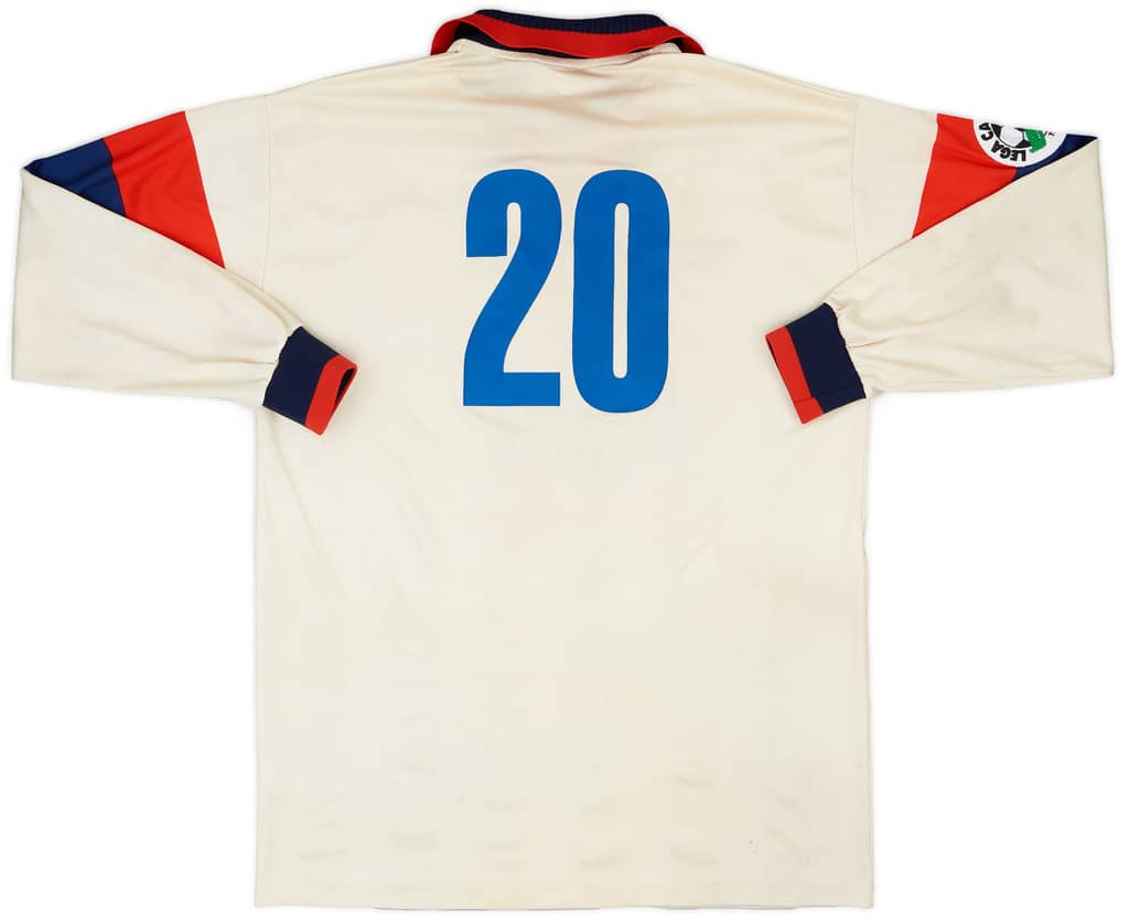 1996-98 Cagliari Match Issue Away L/S Shirt #20