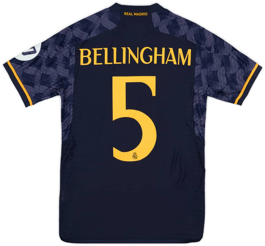 2023-24 Real Madrid Authentic Away Shirt Bellingham #5 (XS)