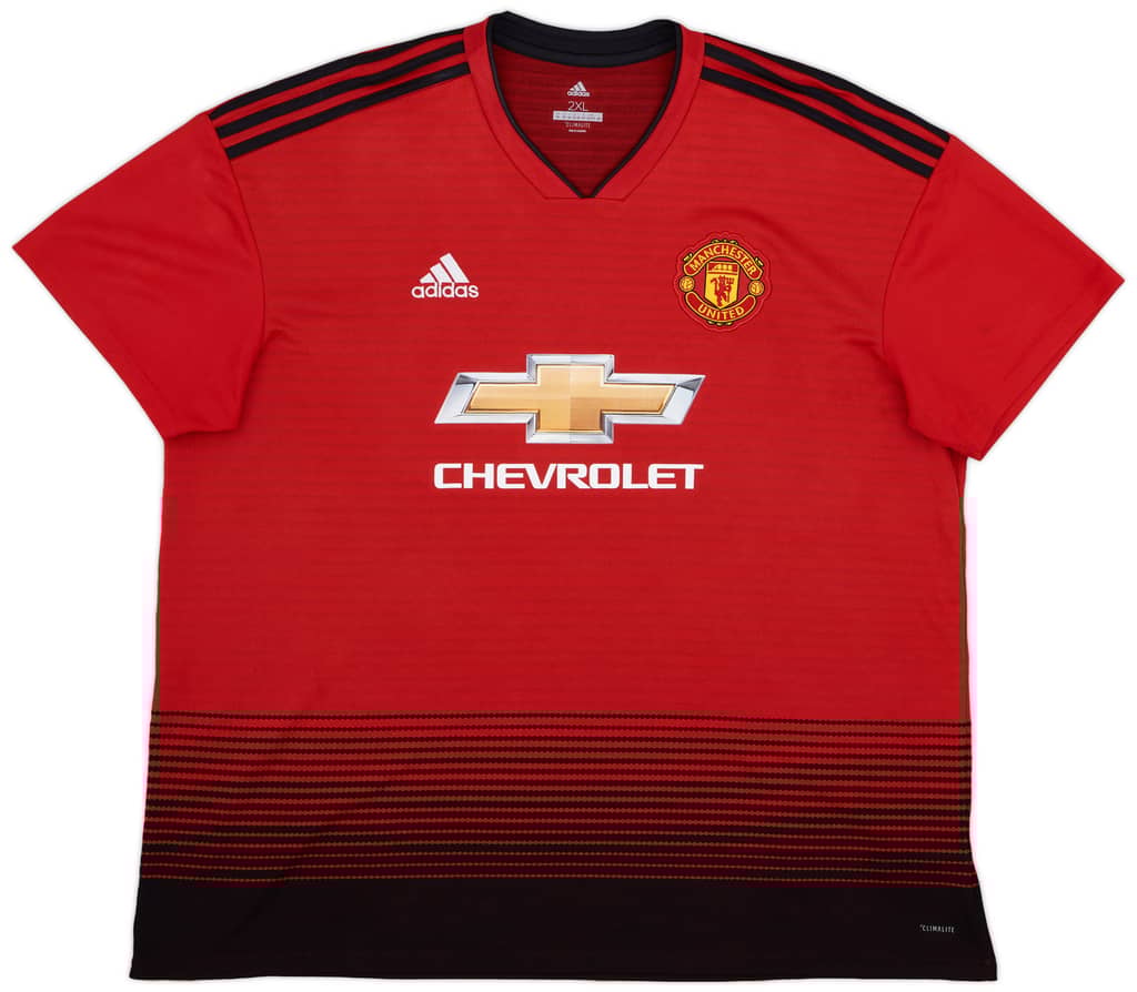 2018-19 Manchester United Home Shirt Mata #8 - 8/10 - (XXL)