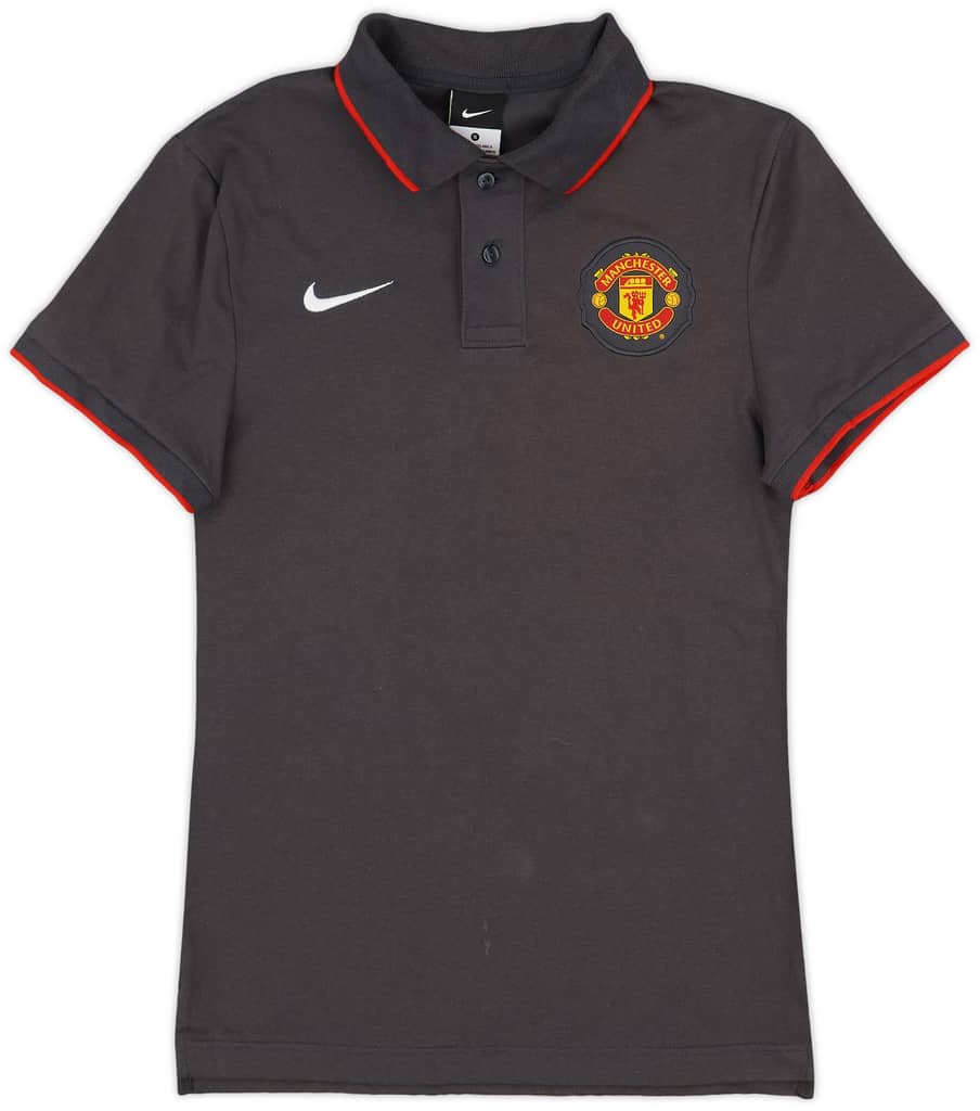 2010-11 Manchester United Nike Polo Shirt - 7/10 - (S)