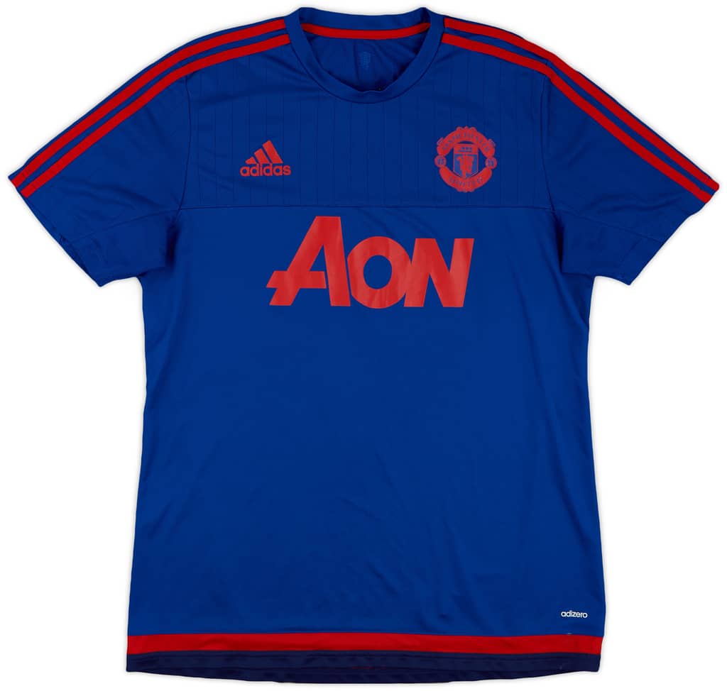 2015-16 Manchester United adidas Training Shirt - 8/10 - (L)