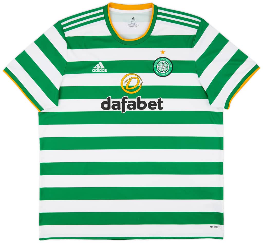 2020-21 Celtic Home Shirt - 8/10 - (XXL)