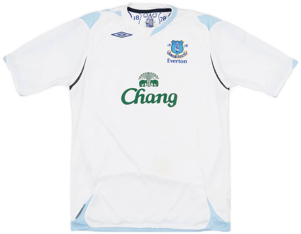 2006-07 Everton Away Shirt Johnson #8 - 6/10 - (XL.Boys)