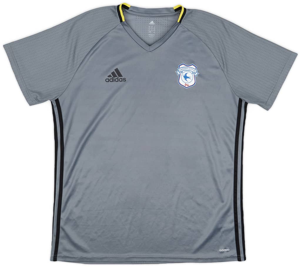 2015-16 Cardiff City adidas Training Shirt - 9/10 - (XL)