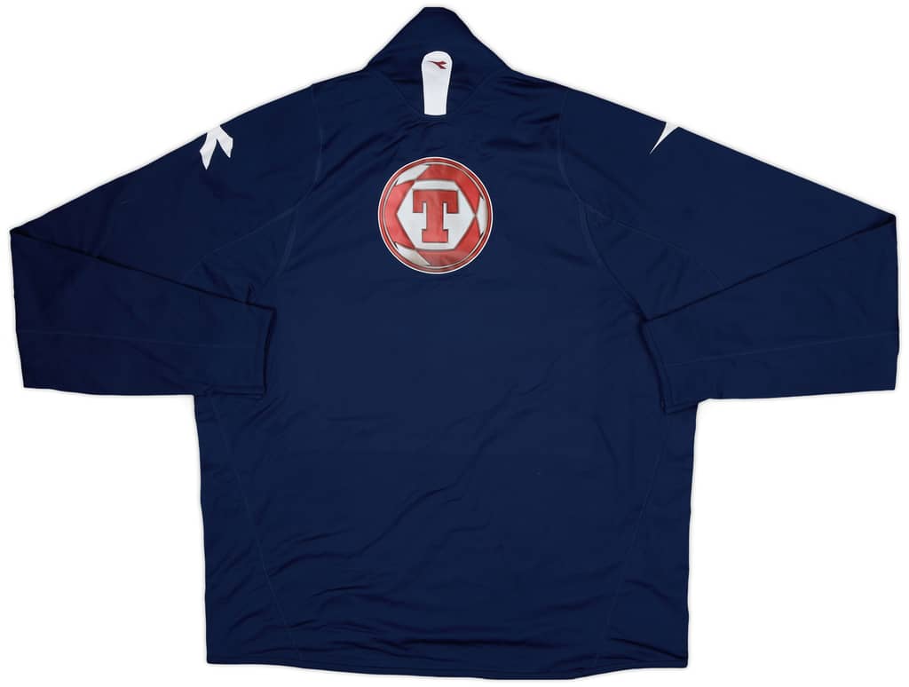 2008-09 Scotland Diadora 1/4 Zip Drill Top - 7/10 - (XL)