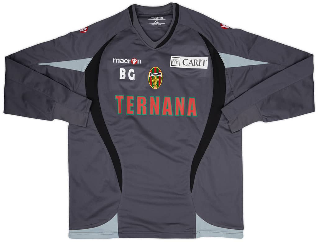 2005-06 Ternana Staff Issue Macron Sweat Top BG - 8/10 - (XL)