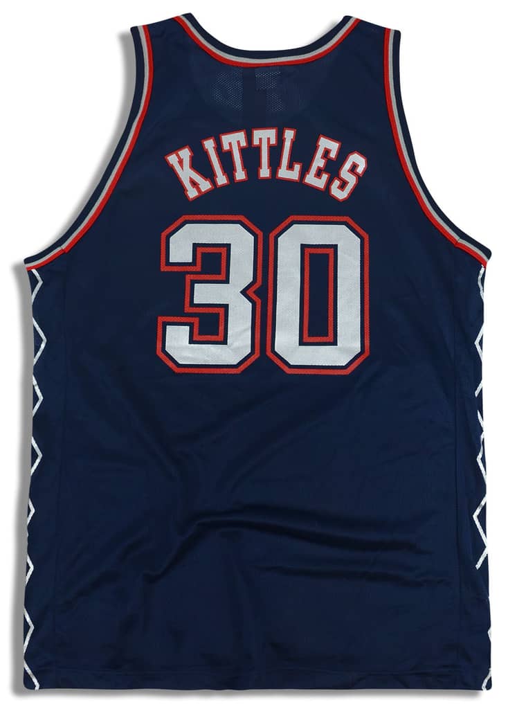 1997-02 New Jersey Nets Kittles #30 Champion Jersey (Away) XL - W/Tags