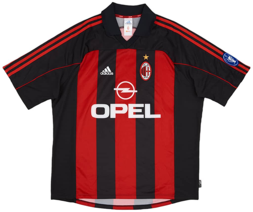 2000-01 AC Milan Player Issue Home Shirt Helveg #2