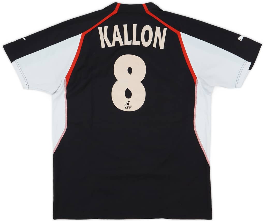 2004-05 Monaco Away Shirt Kallon #8 - 5/10 - (L)