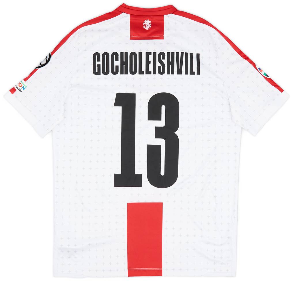 2023 Georgia Match Issue Home Shirt Gocholeishvili #13