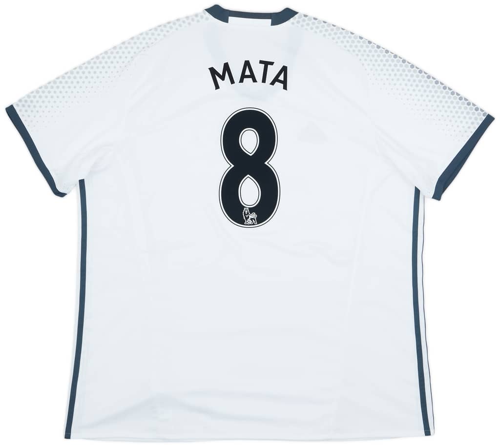 2016-17 Manchester United Third Shirt Mata #8 - 7/10 - (XXL)