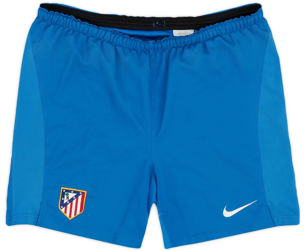 2008-09 Atletico Madrid Home Shorts - 5/10 - (S)