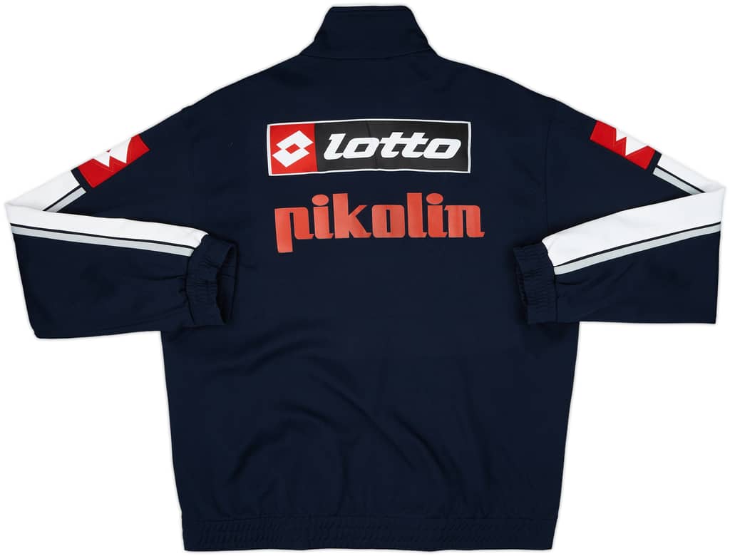 2003-05 Real Zaragoza Lotto 1/4 Zip Training Top - 9/10 - (XL)