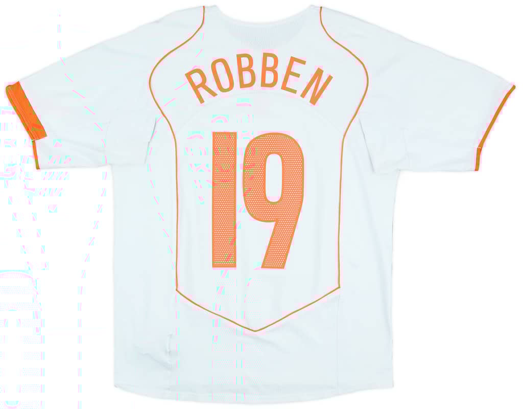 2004-06 Netherlands Away Shirt Robben #19 - 6/10 - (L)