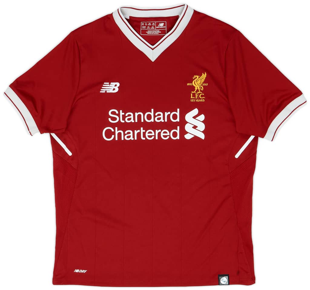 2017-18 Liverpool 125 Years Home Shirt - 8/10 - (L.Boys)