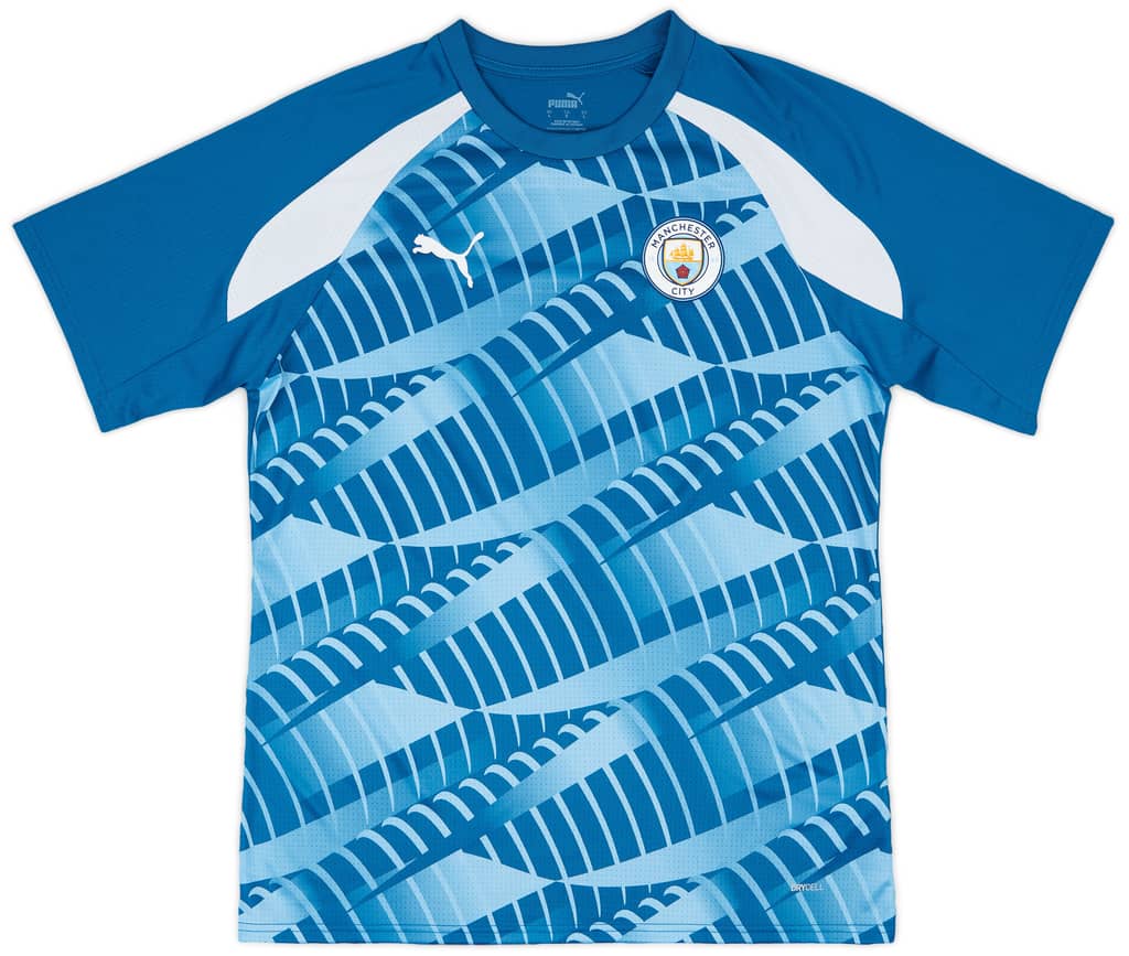 2023-24 Manchester City Puma Pre-Match Shirt - 9/10