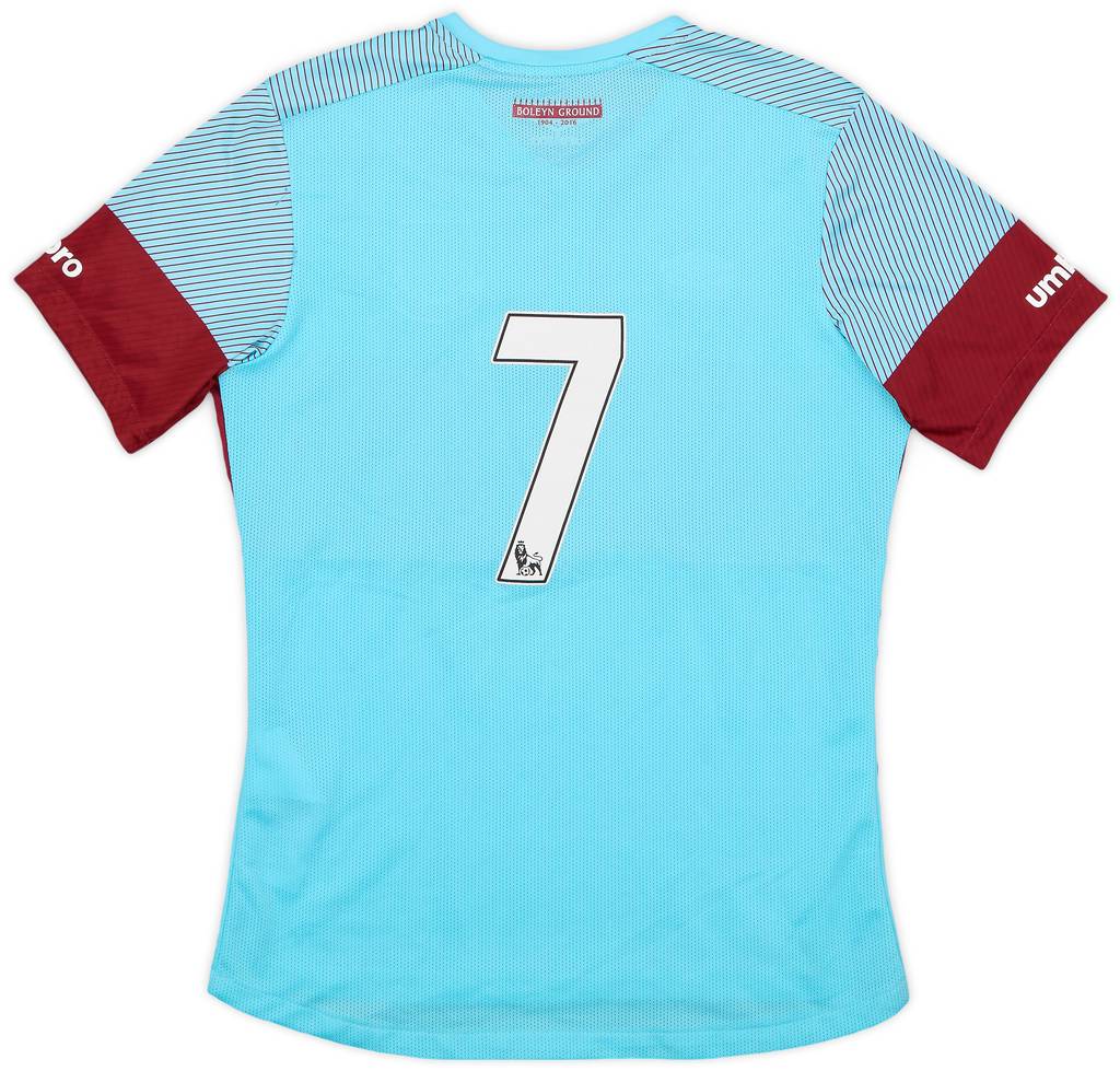 2015-16 West Ham Away Shirt #7 - 5/10 - (M.Boys)