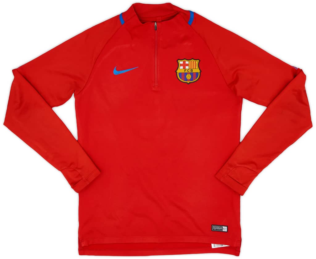 2017-18 Barcelona Nike 1/4 Zip Training Top - 6/10 - (S)