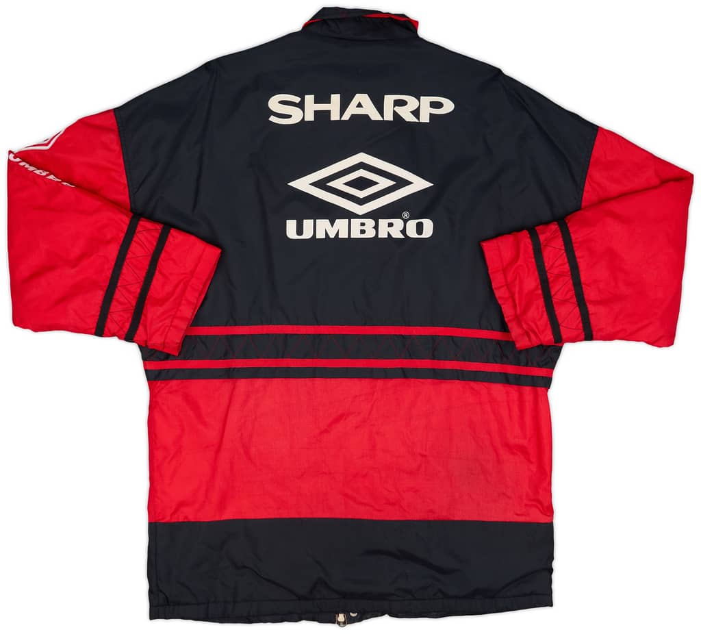 1996-97 Manchester United Umbro Bench Coat - 8/10 - (L)