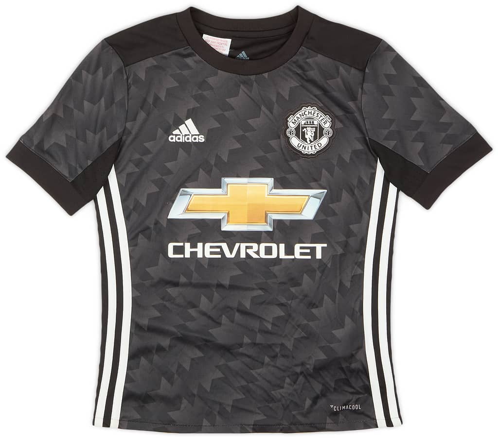 2017-18 Manchester United Away Shirt - 9/10 - (S.Boys)