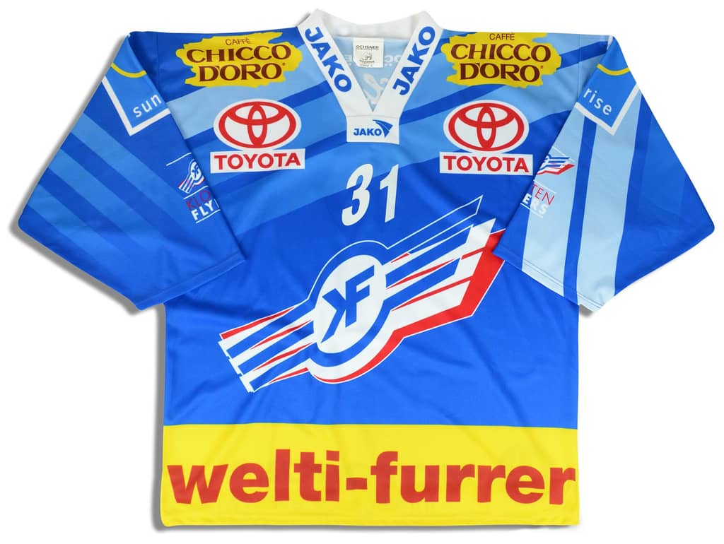 2004-05 Kloten Flyers Rieder #31 Ochsner Jersey (Home) XL