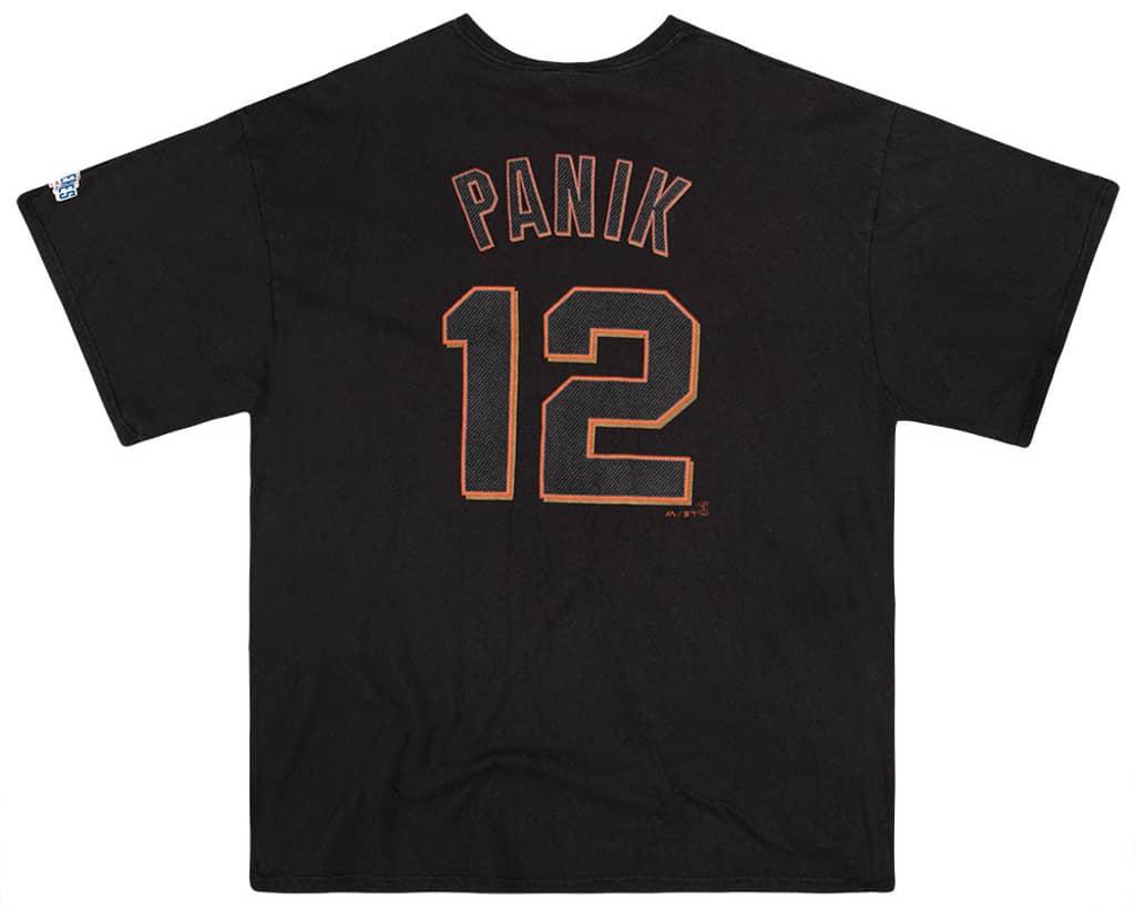 2014 San Francisco Giants Panik #12 World Series Majestic Tee XXL