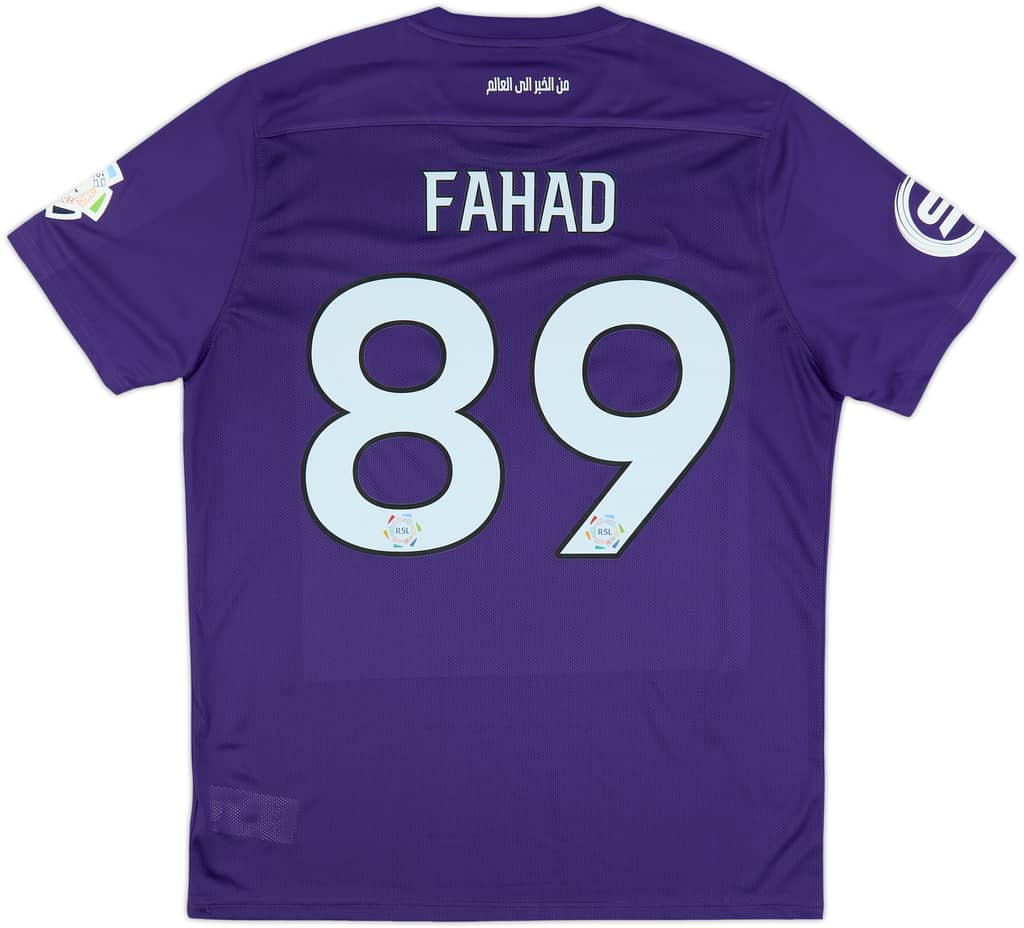 2024-25 Al Qadsiah Player Issue GK Fourth Shirt Fahad #89 - As New - (XL)
