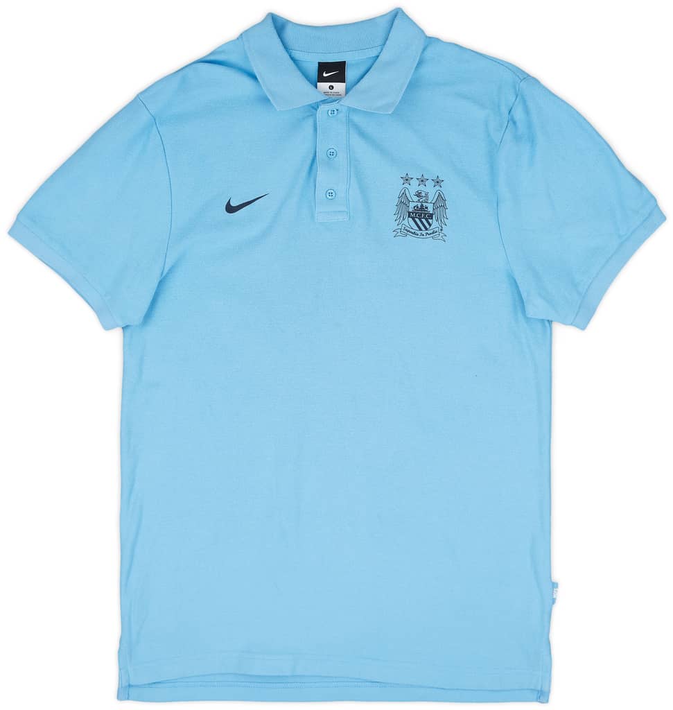 2013-14 Manchester City Nike Polo Shirt - 9/10 - (L)