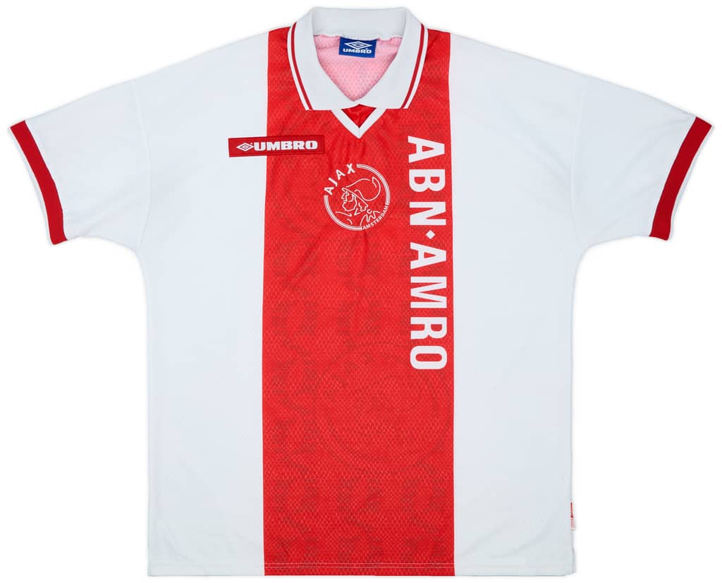 1998-99 Ajax Home Shirt F.De Boer #4 - 9/10 - (XL)