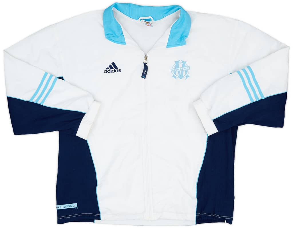 1999-00 Olympique Marseille adidas Track Jacket - 8/10 - (L)