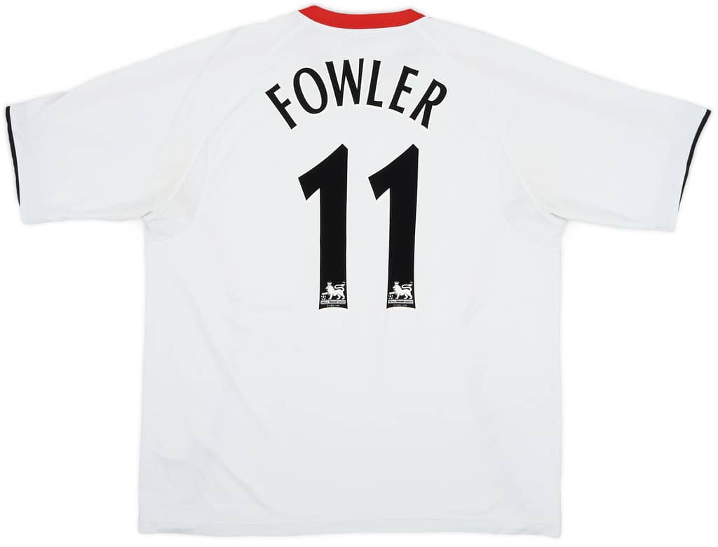 2005-06 Liverpool Away Shirt Fowler #11 - 6/10 - (XL)