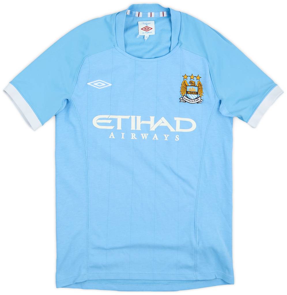 2010-11 Manchester City Home Shirt - 7/10 - (M.Boys)