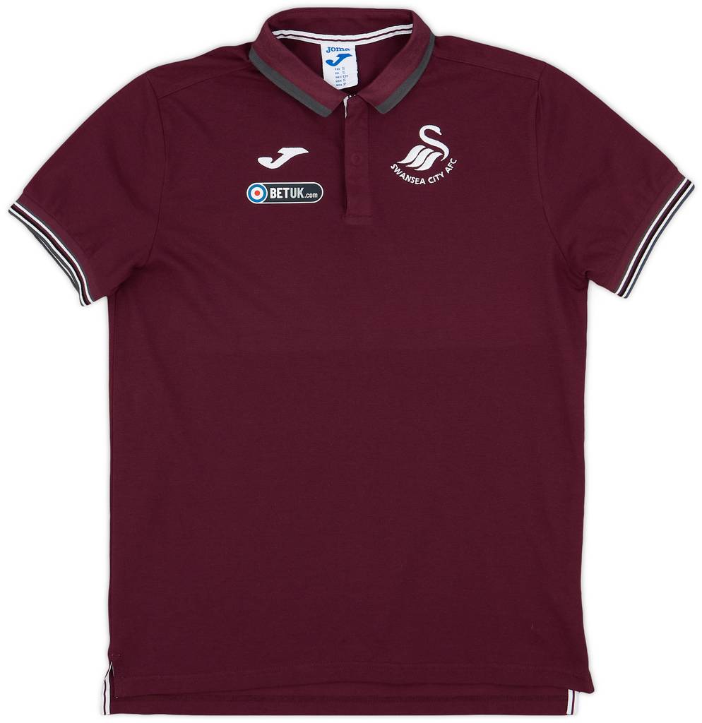 2018-19 Swansea Joma Polo Shirt - 9/10 - (S)